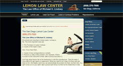 Desktop Screenshot of lemonlawcenter.com